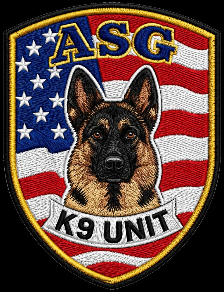 Embroidered patch: Search & Rescue K9 Unit Emblem