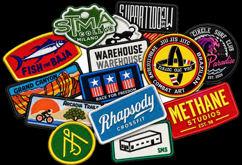 Embroidered patch: Precision Micro-Stitch Logo