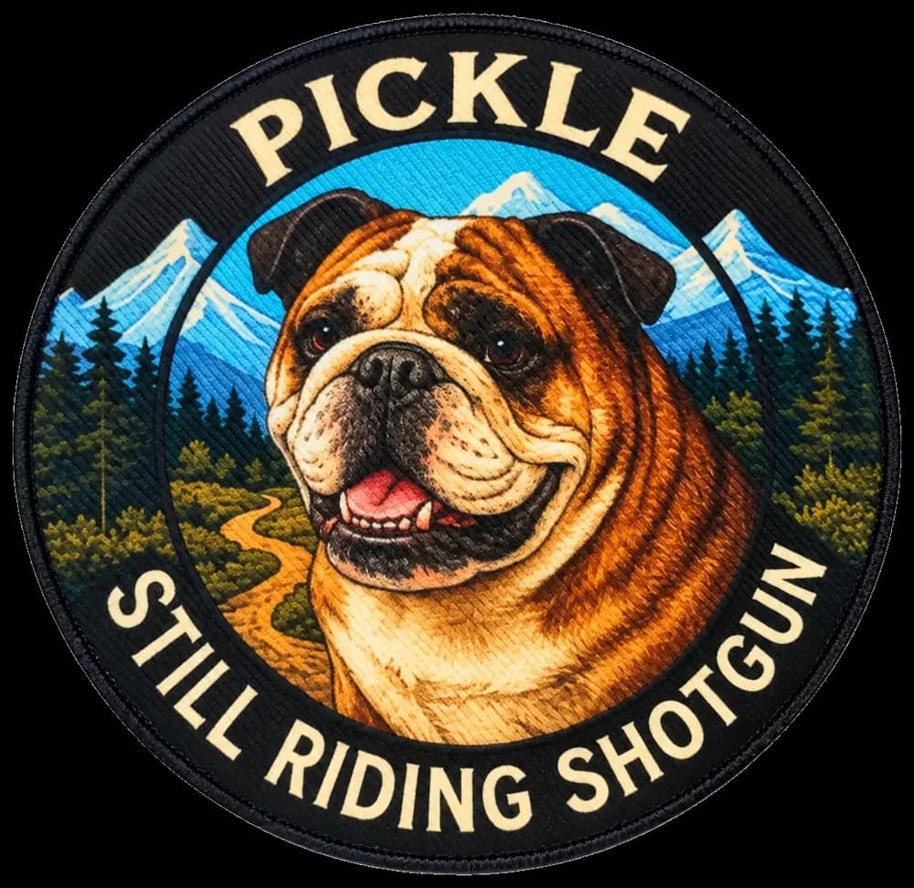 Sublimated patch: Lucky Horseshoe Crest