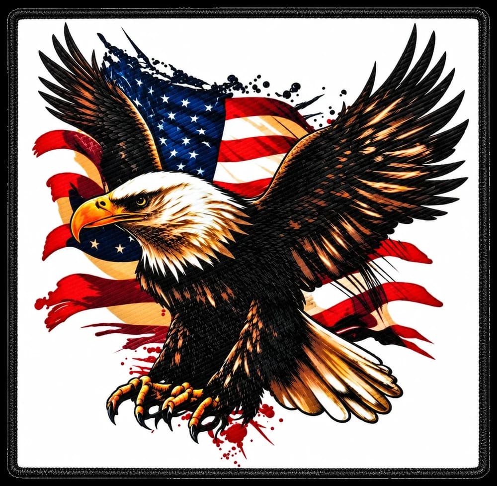 Sublimated patch: Mountain Range Badge