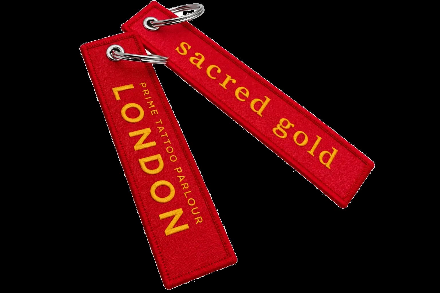 London Prime Tattoo Sacred Gold Merrowed Tag