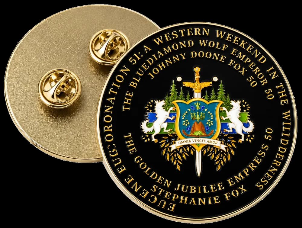 Vintage Explorer Compass Pin